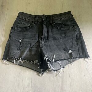 Wild Fable Black Distressed Jean Shorts